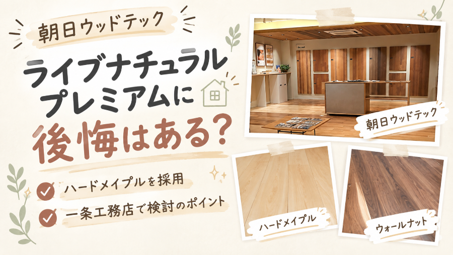朝日ウッドテックのライブナチュラルプレミアムに後悔はある？