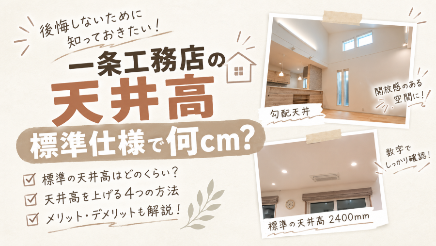 一条工務店の天井高